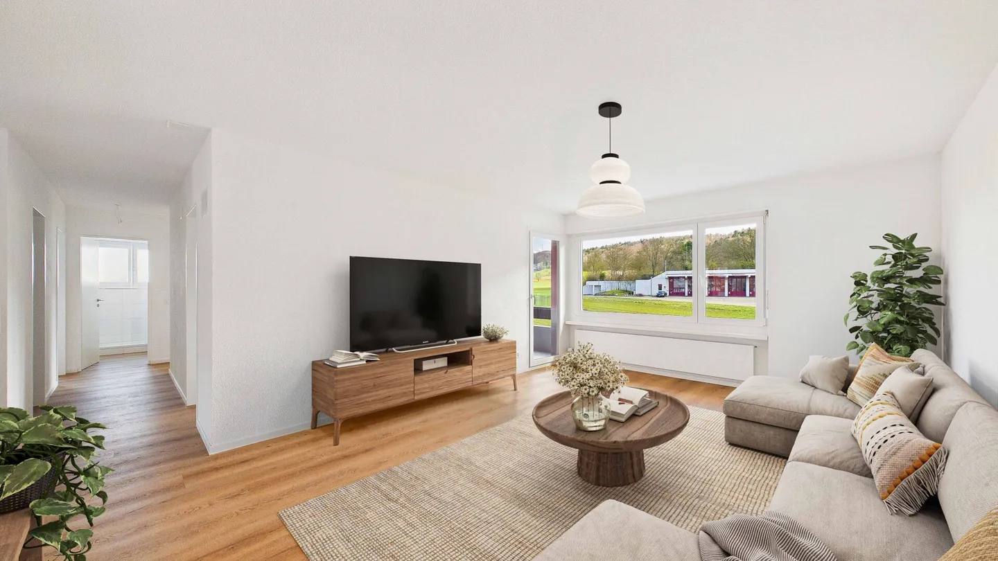 Appartamento 4.5 camere ristrutturato con stile in una posizione adatta alle famiglie a Würenlos - Foto 3 di 13