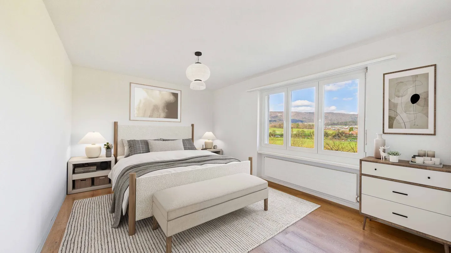 Appartamento 4.5 camere ristrutturato con stile in una posizione adatta alle famiglie a Würenlos - Foto 7 di 13