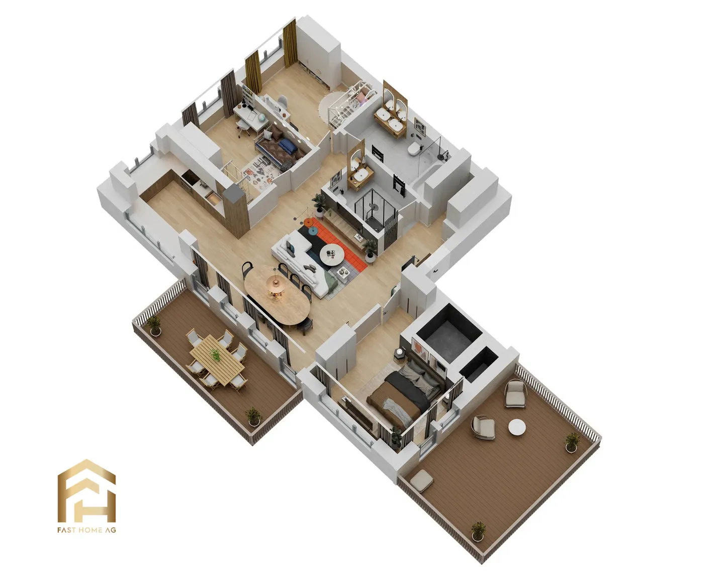 Charming 4.5-Room Apartment in Ulrichen - Photo 11 of 13