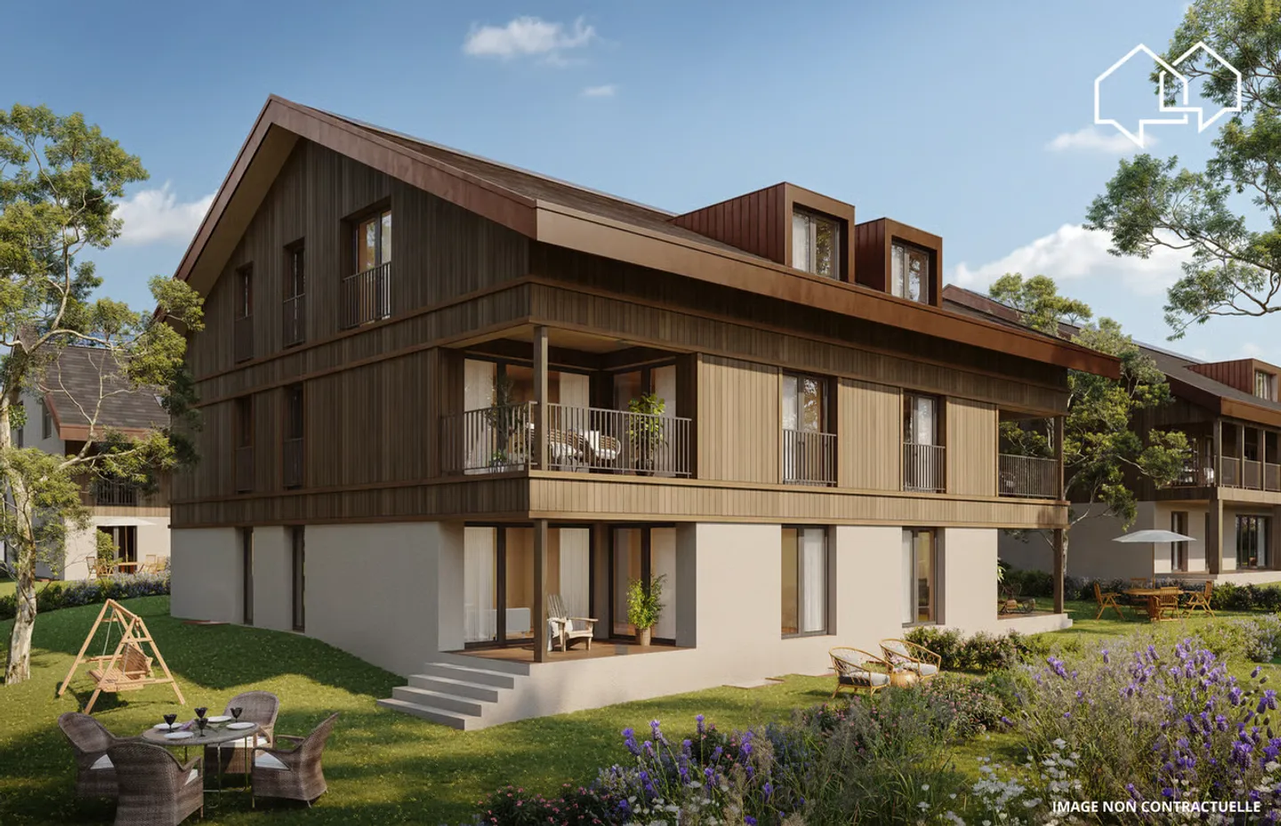 Modernes Apartment in Chavannes - Foto 4 von 11
