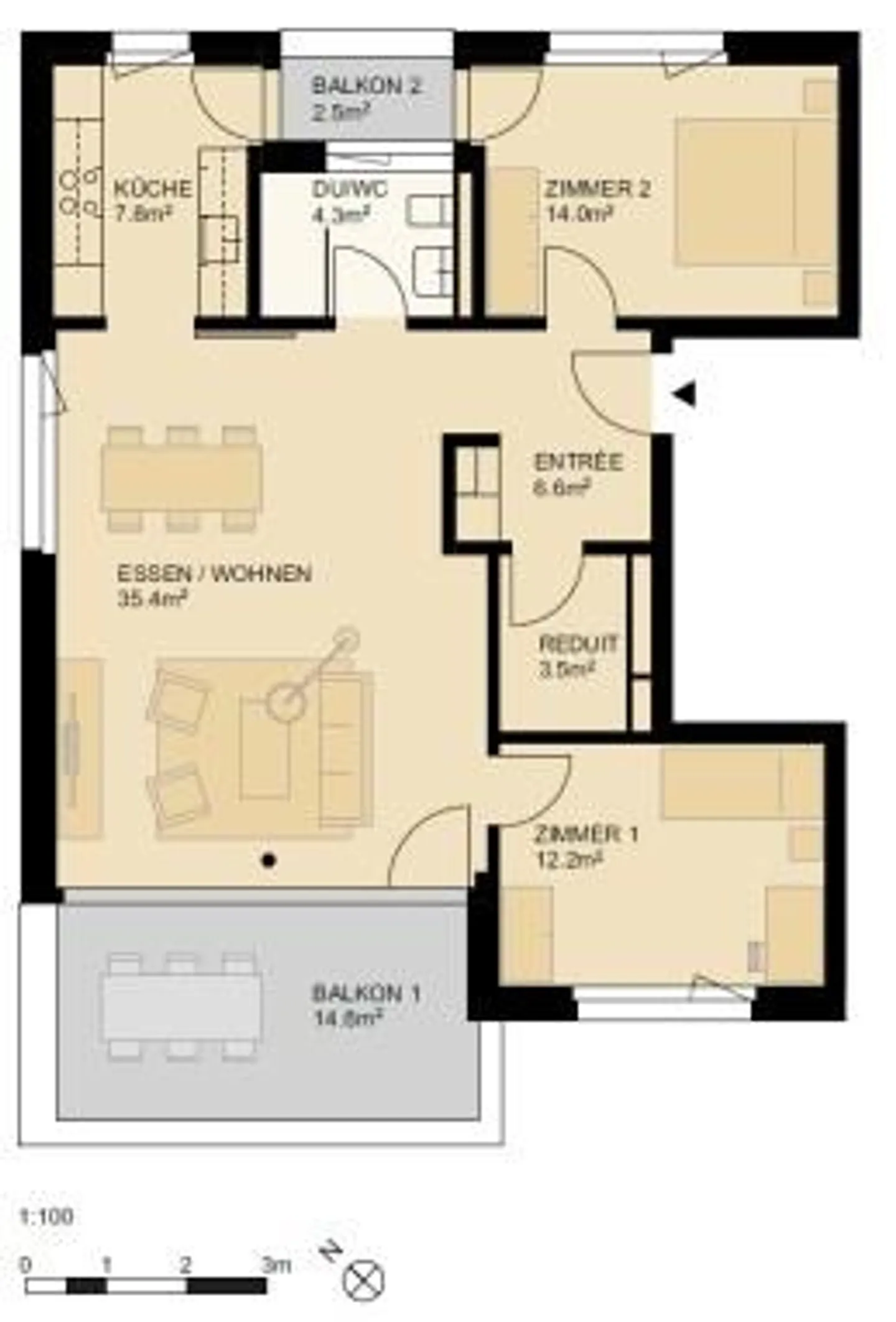 3.5 Room Apartment in Excellent Location - Photo 6 of 6