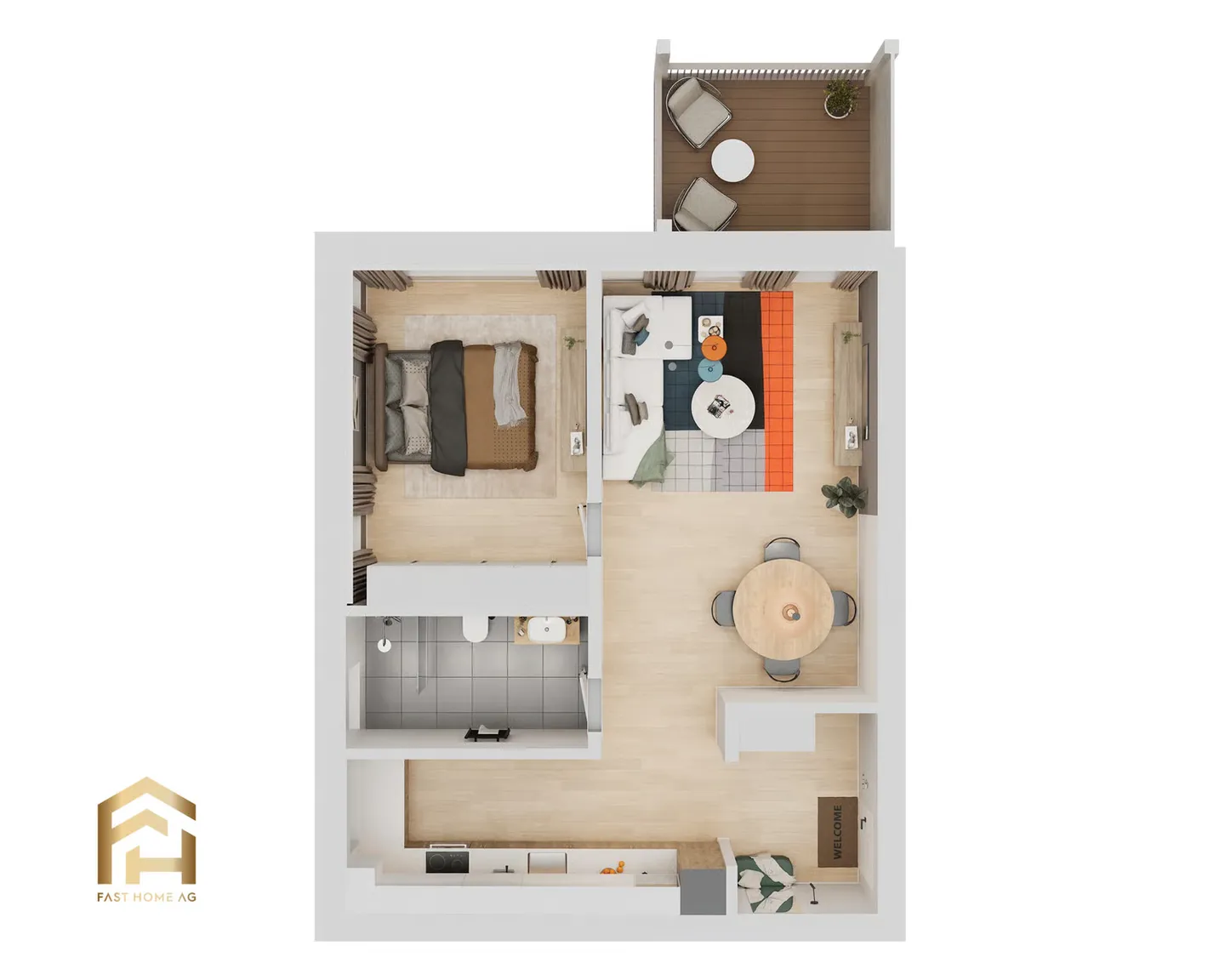 Charming 2.5-Room Apartment - Photo 7 of 13
