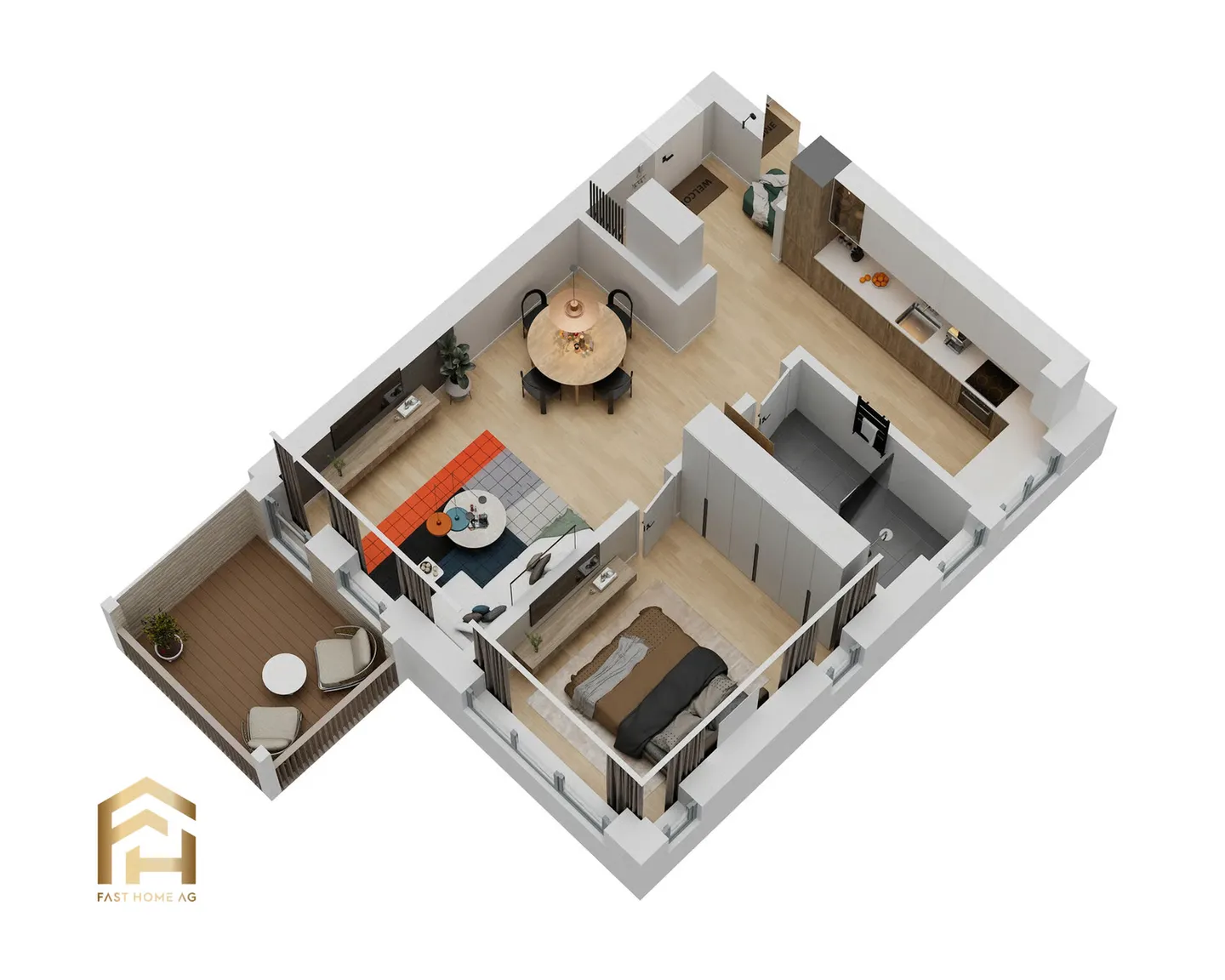 Charming 2.5-Room Apartment - Photo 8 of 13