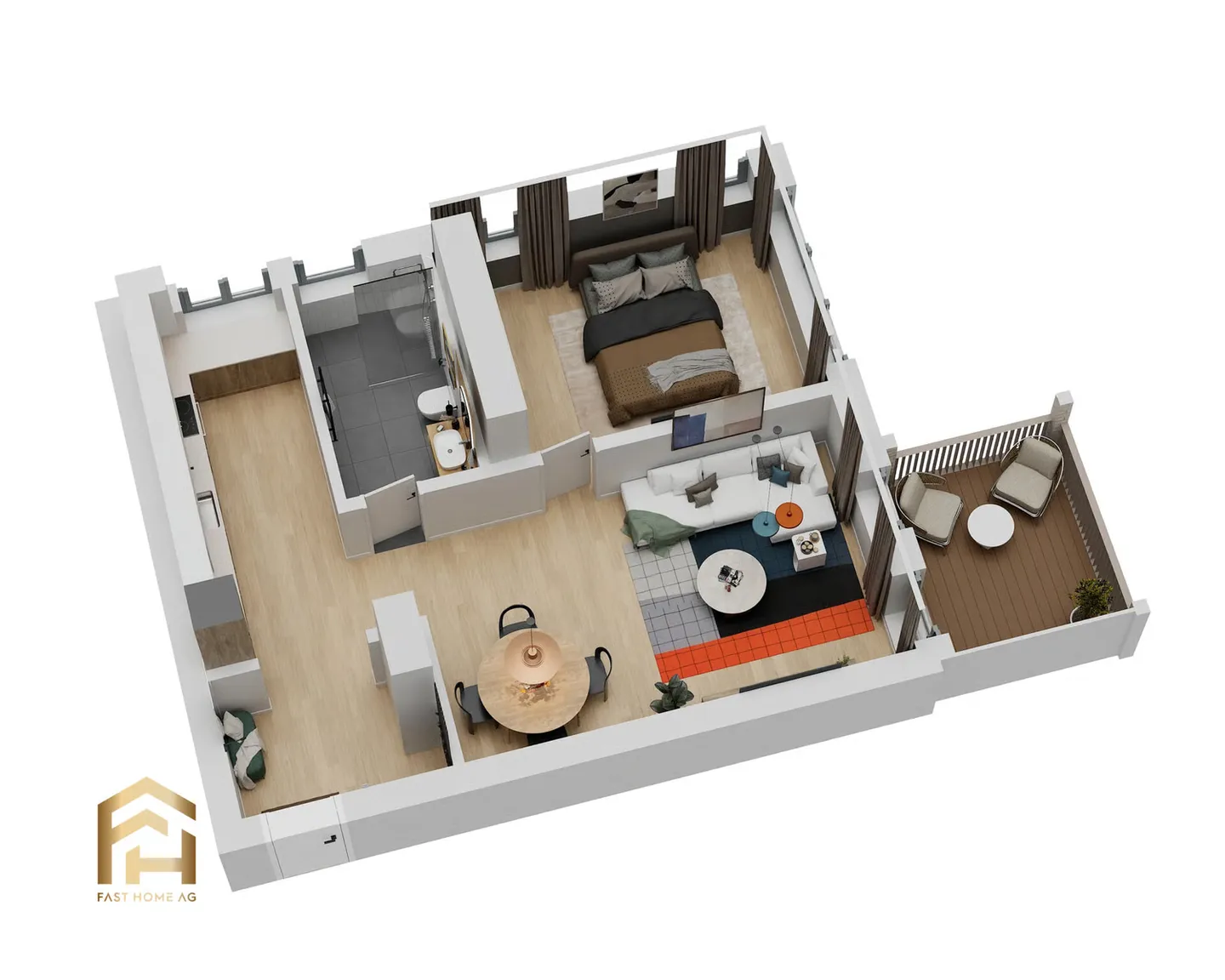 Charming 2.5-Room Apartment - Photo 10 of 13