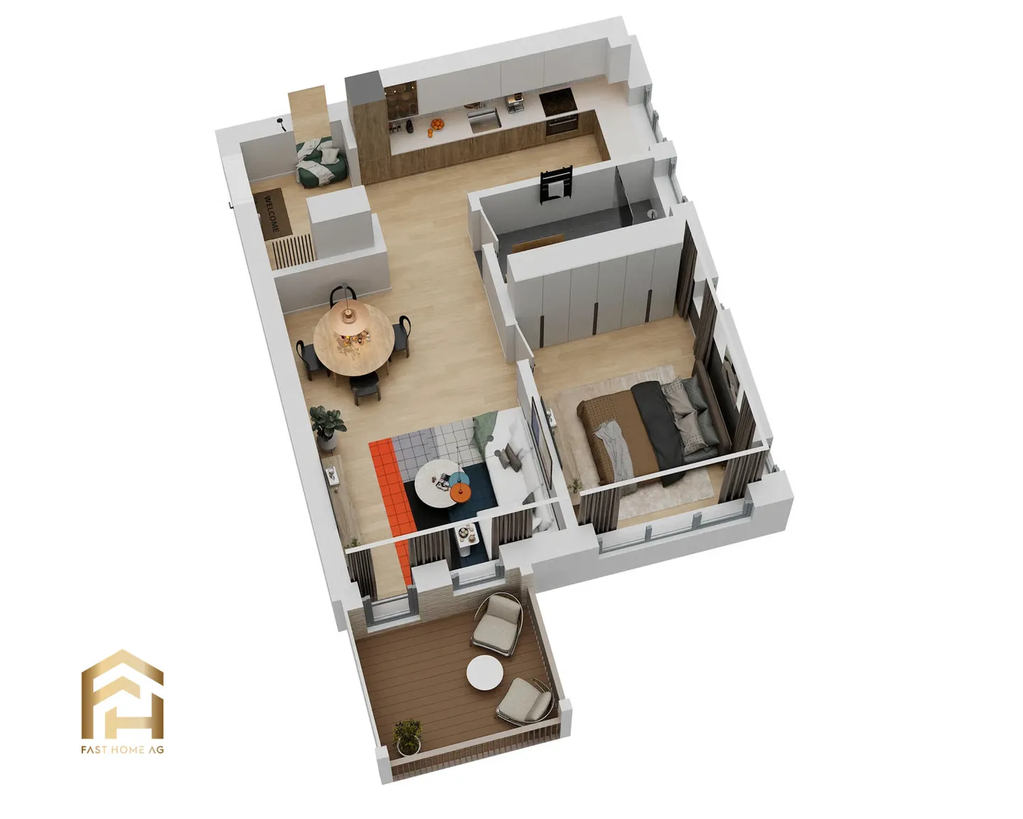 Charming 2.5-Room Apartment - Photo 11 of 13
