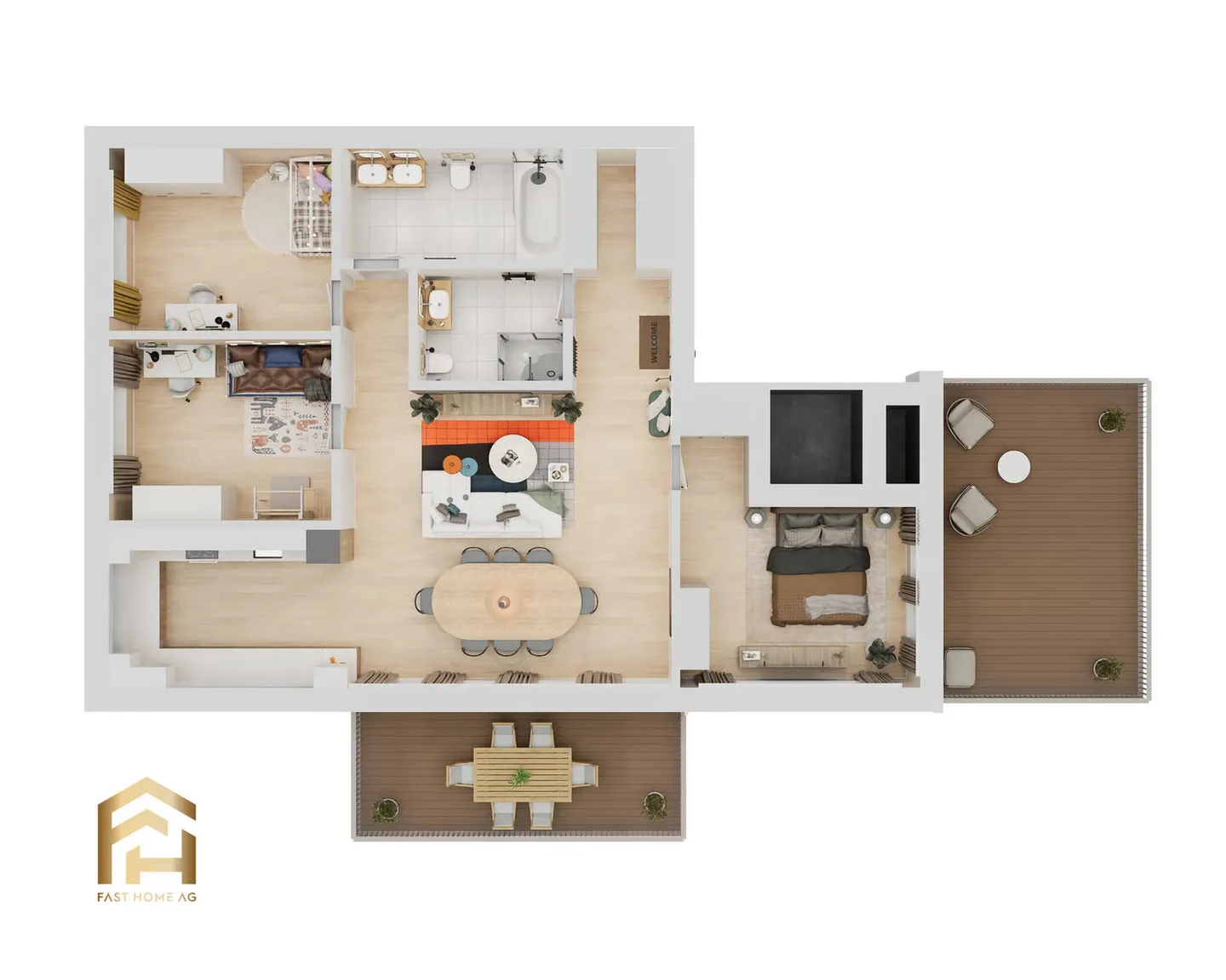 Penthouse with Mountain Views - Photo 8 of 13