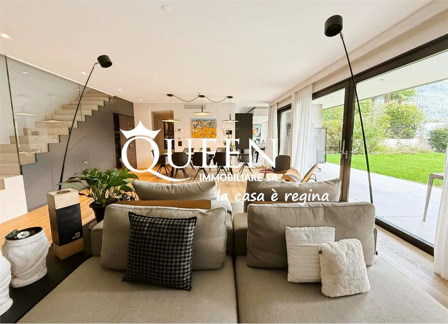 Savosa : appartement exclusif de 6,5 pièces meublé avec vue sur le lac - Photo 5 sur 13