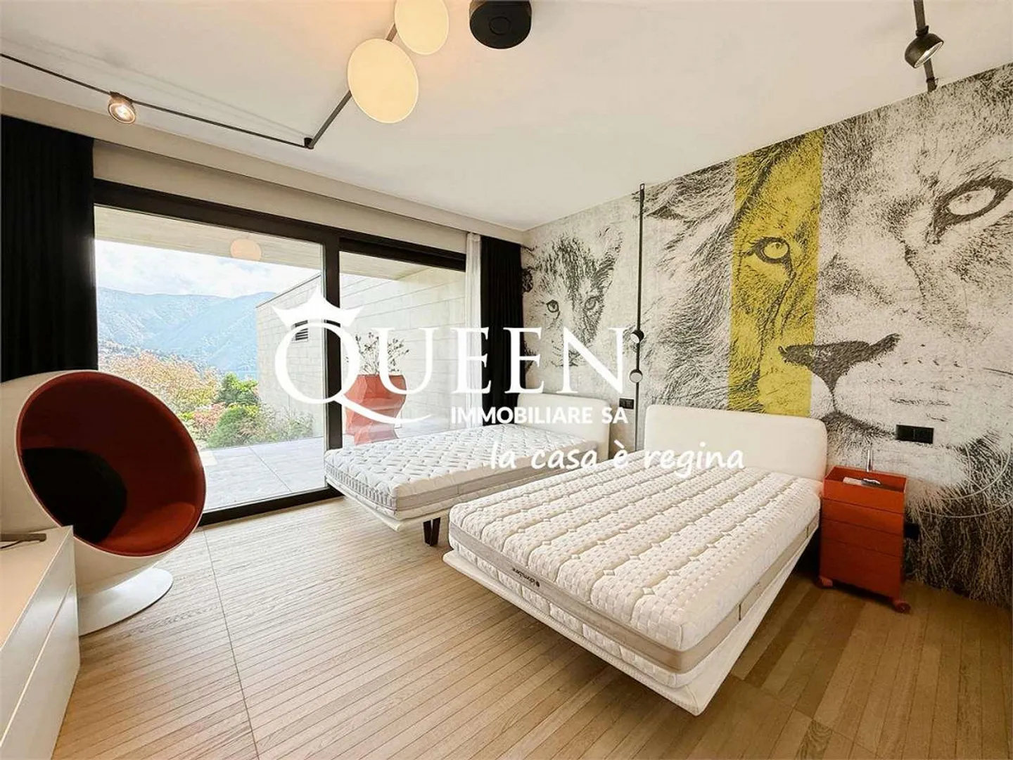 Savosa : appartement exclusif de 6,5 pièces meublé avec vue sur le lac - Photo 10 sur 13