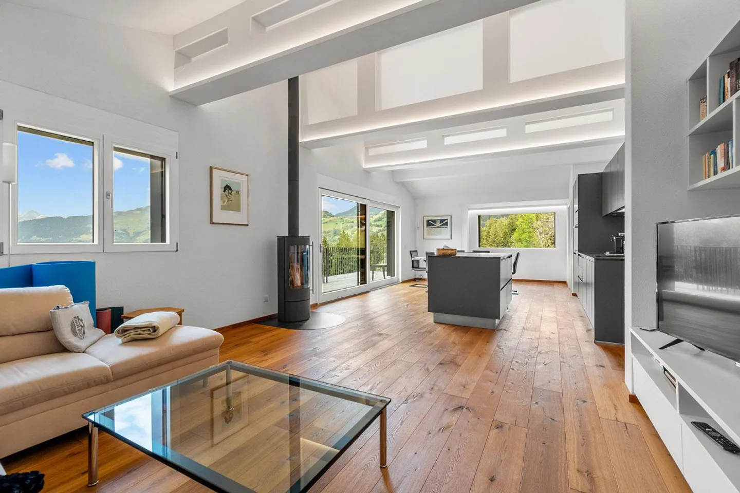 Modernes Duplex mit Bergblick - Foto 10 von 17
