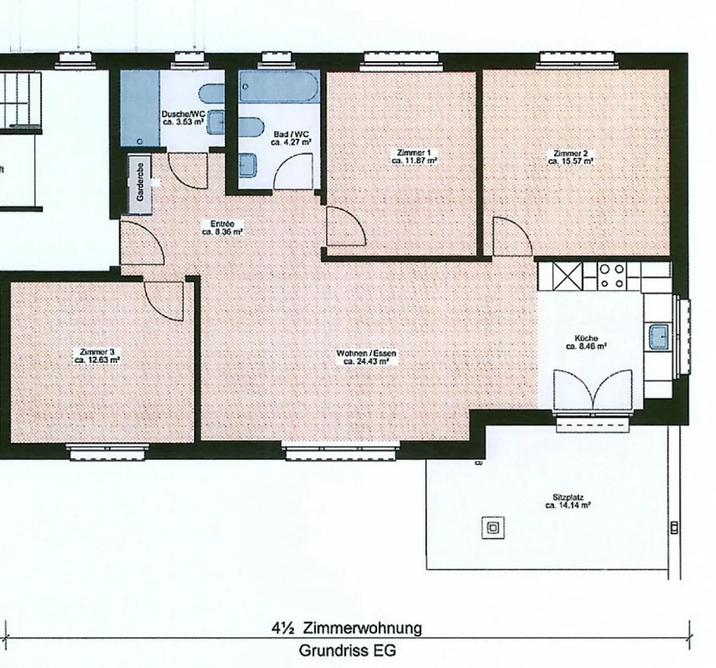 Familienwohnung an vorteilhafter Lage - Foto 9 von 10