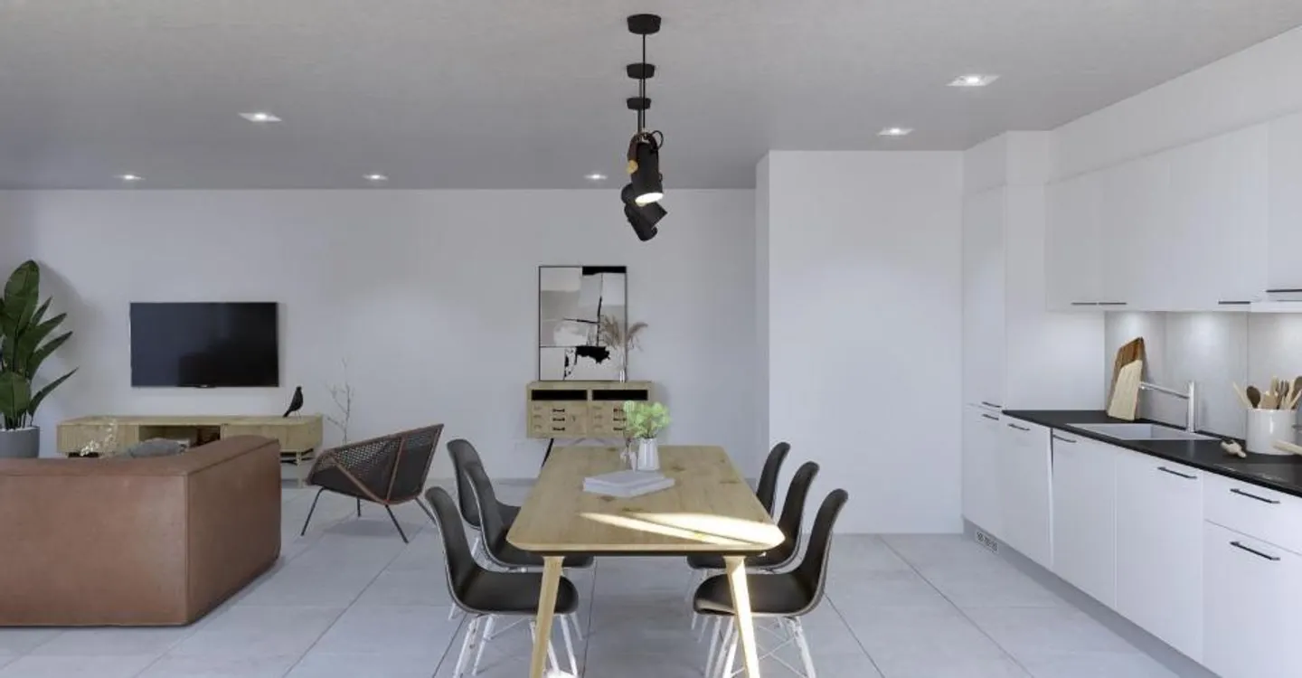 Charmante Wohnung - Terrasse 2,5 Zimmer in ruhiger Lage - Foto 2 von 3