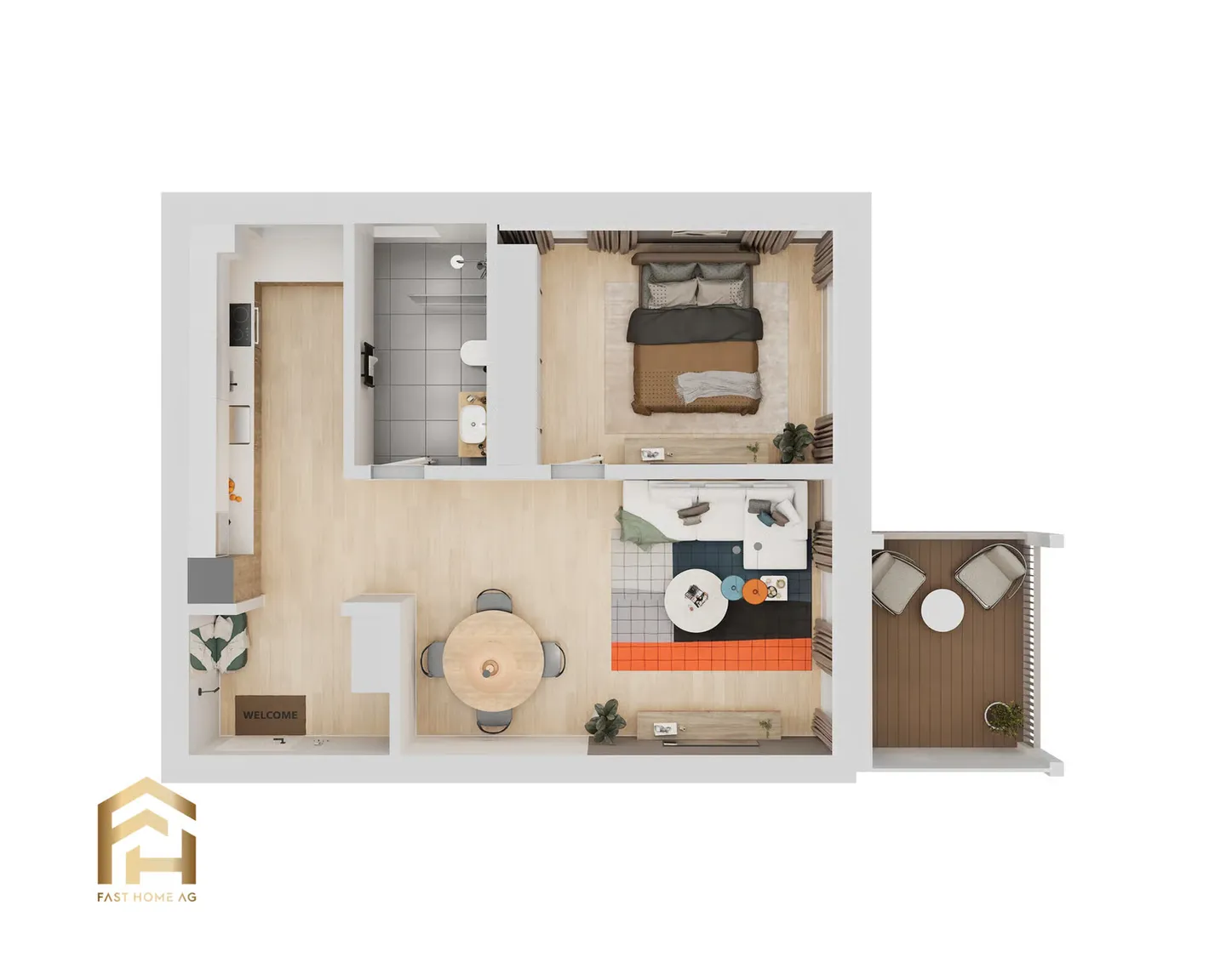 Charming 2.5-Room Apartment - Photo 7 of 13