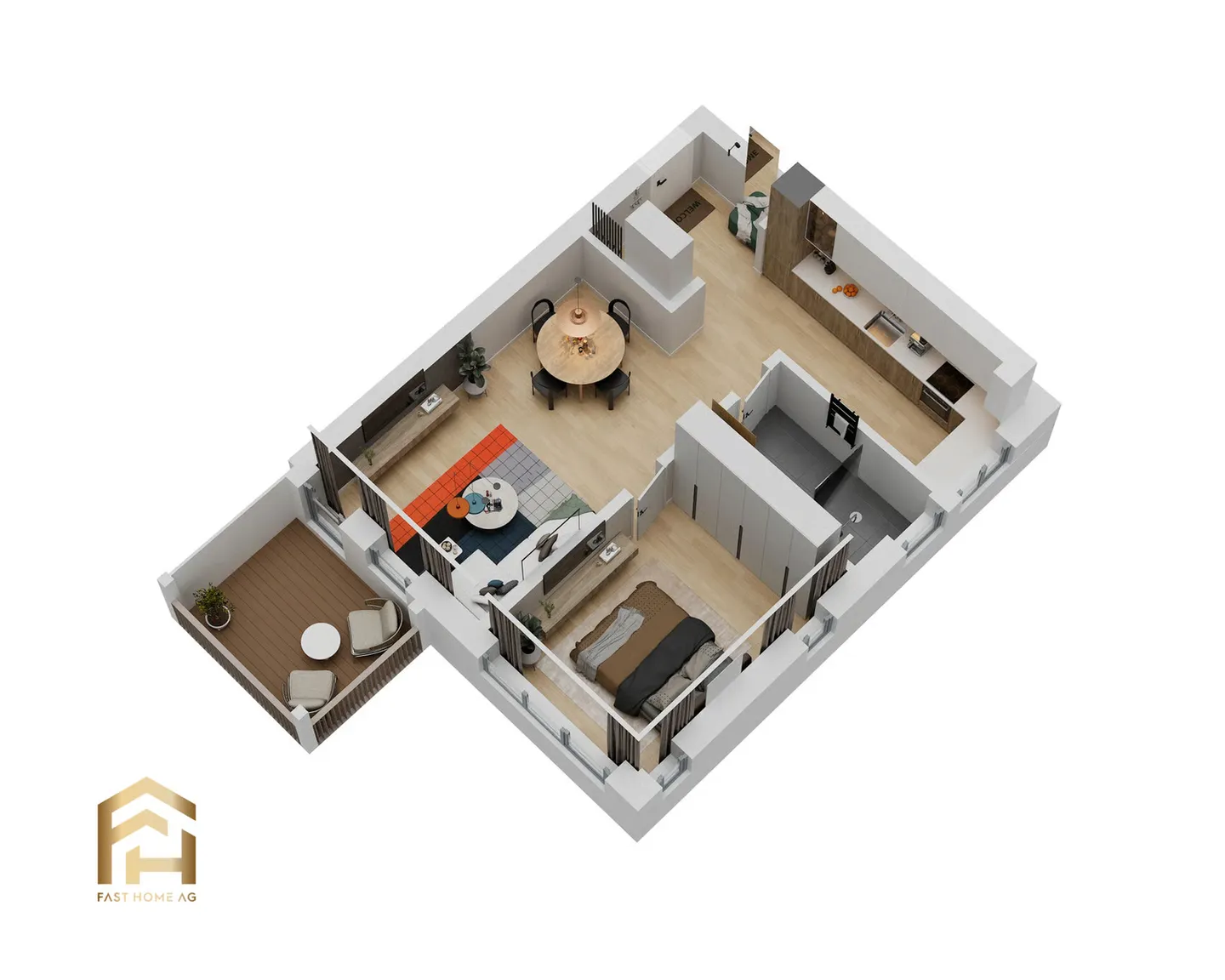Charming 2.5-Room Apartment - Photo 8 of 13