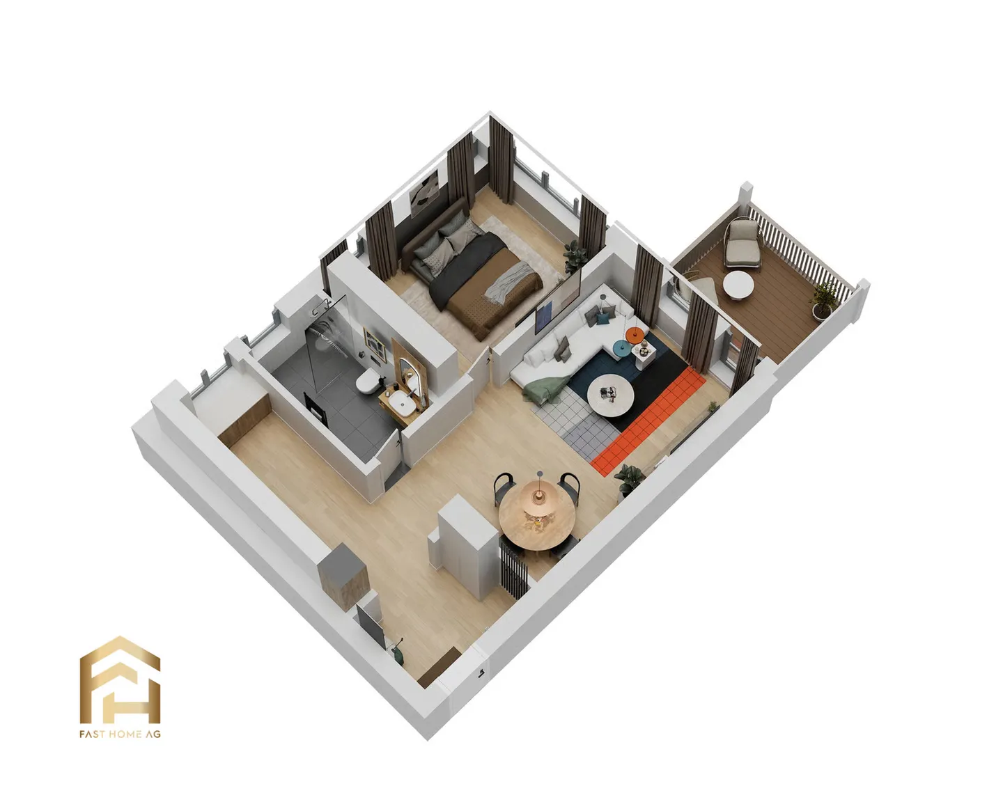 Charming 2.5-Room Apartment - Photo 10 of 13