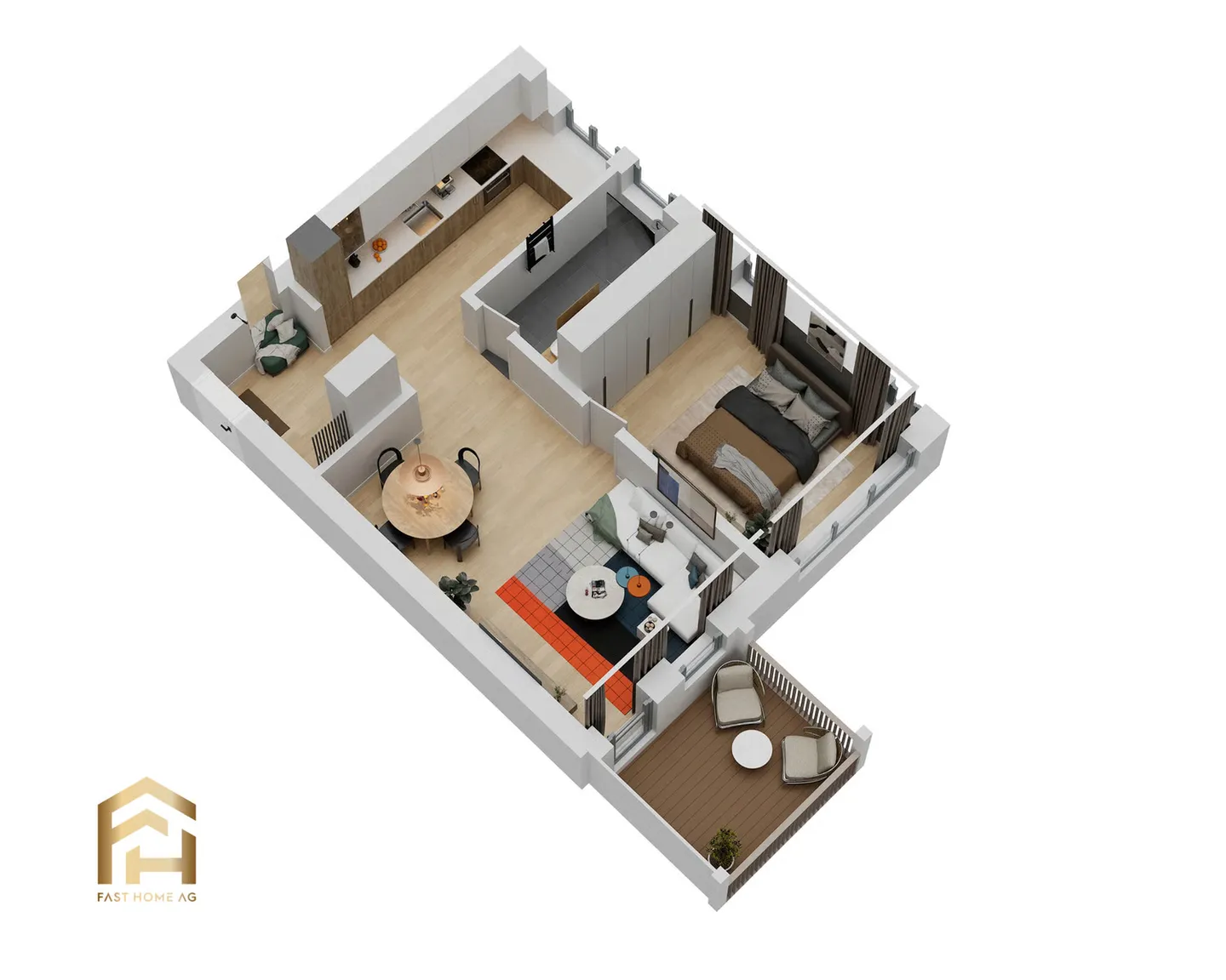 Charming 2.5-Room Apartment - Photo 11 of 13