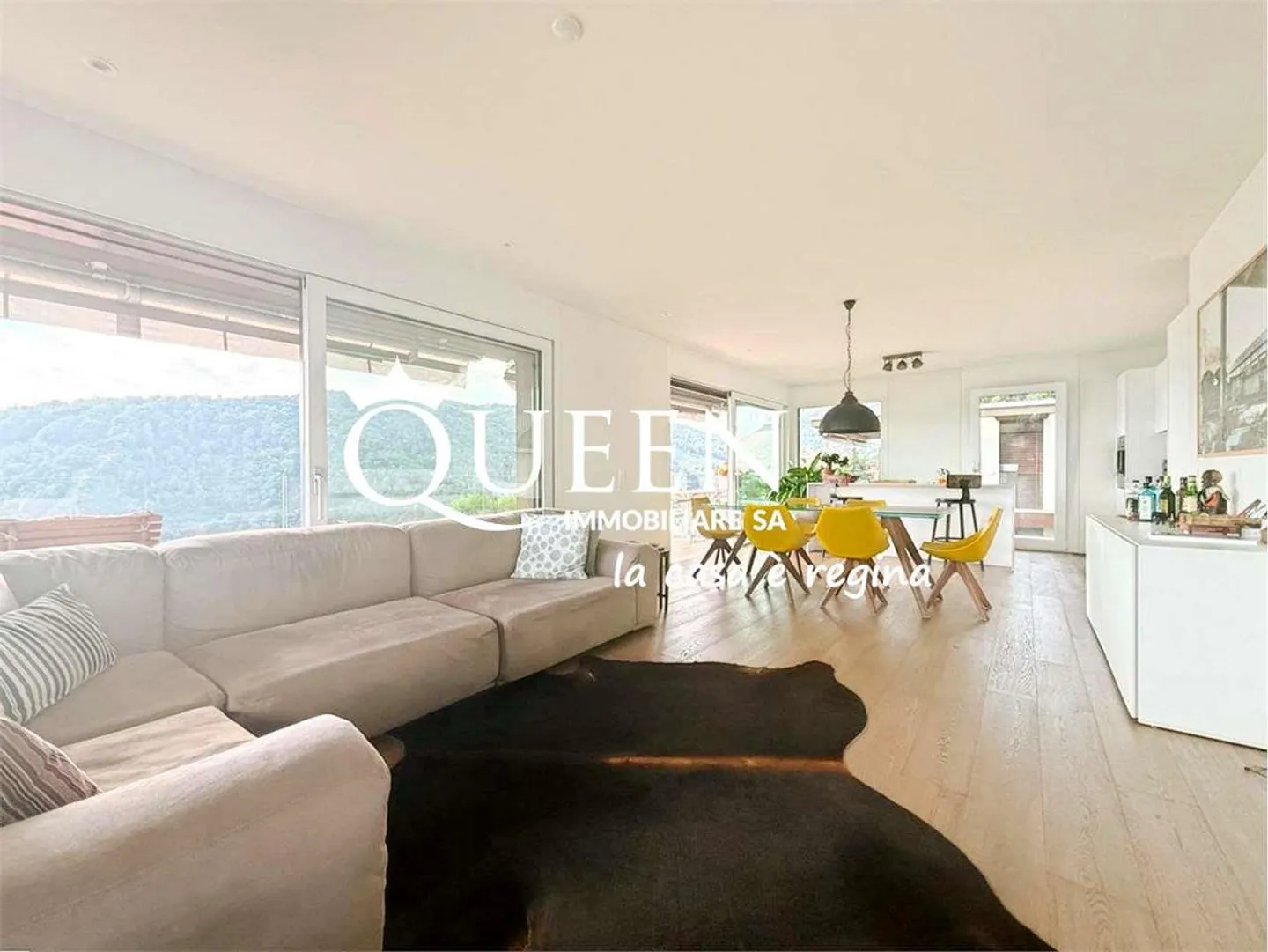 Rovio : Penthouse avec 4,5 pièces, 125 m², terrasse de 80 m², vue sur le lac de Lugano - Photo 2 sur 13