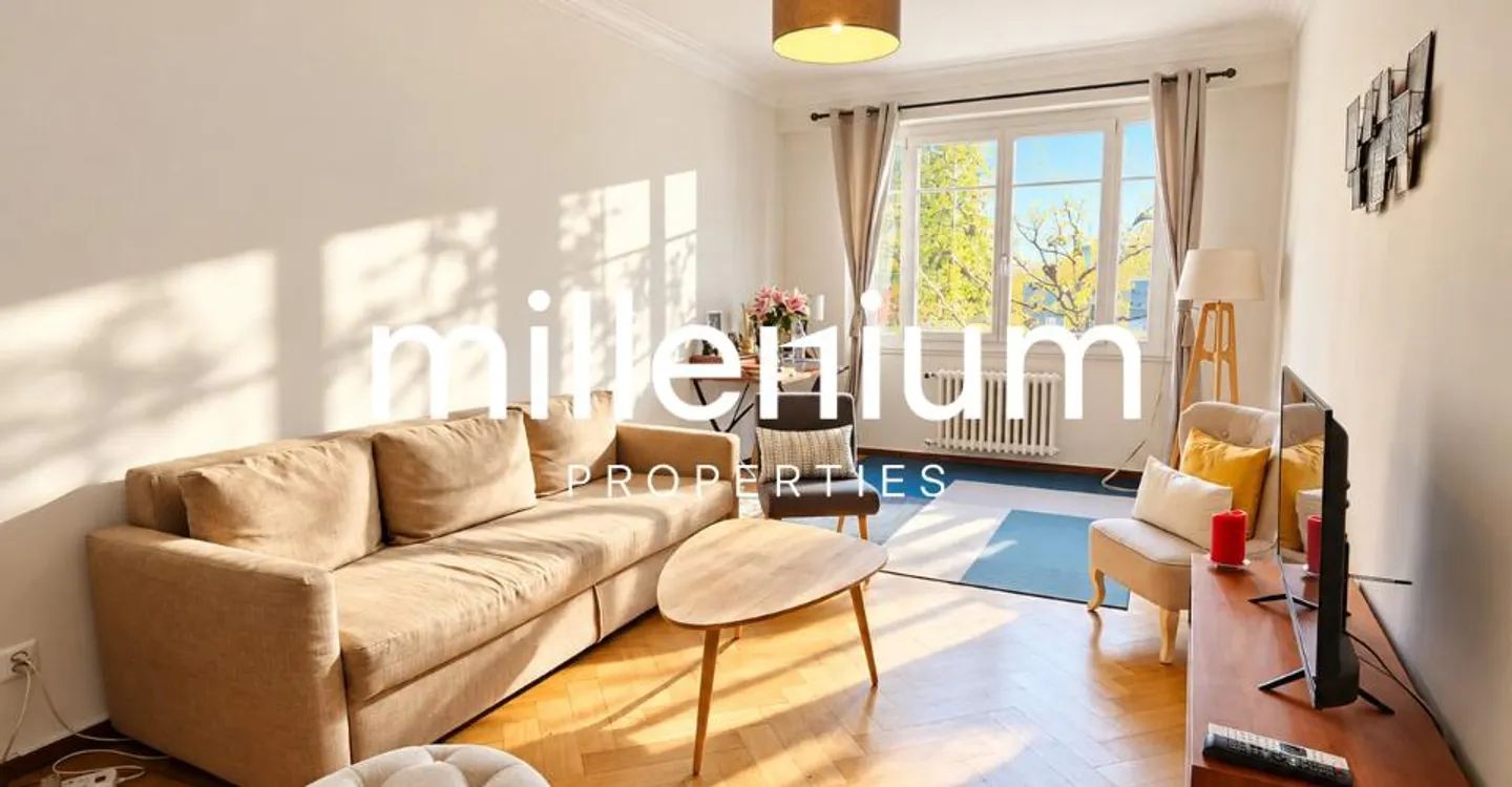 Magnificent furnished apartment of 90 m2 renovated in Pâquis, close to the lake - Photo 1 of 5