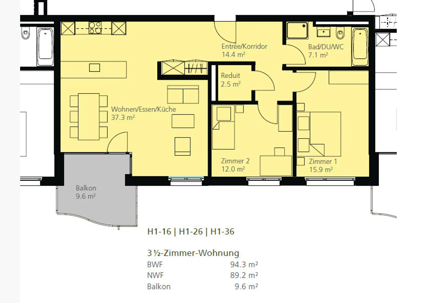 Moderne 3.5-Zimmerwohnung - Foto 13 von 13