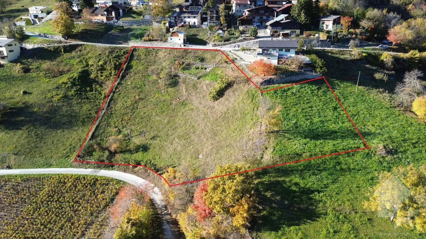 Terrain à bâtir avec vue imprenable dans les hauteurs de Conthey à vendre - Photo 2 sur 8