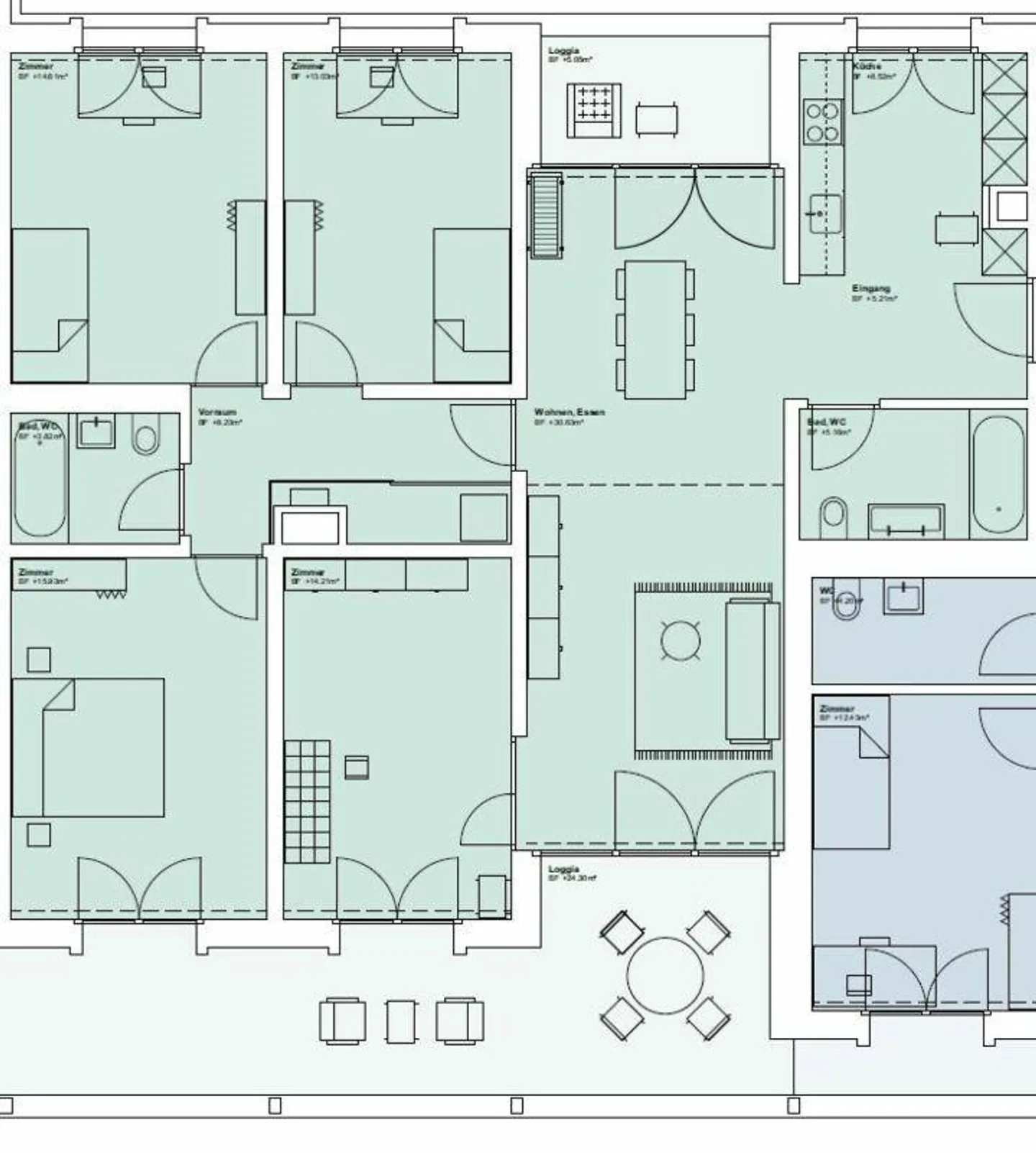 Superbe appartement familial dans la zone sans voiture de Schweighof - Photo 10 sur 10