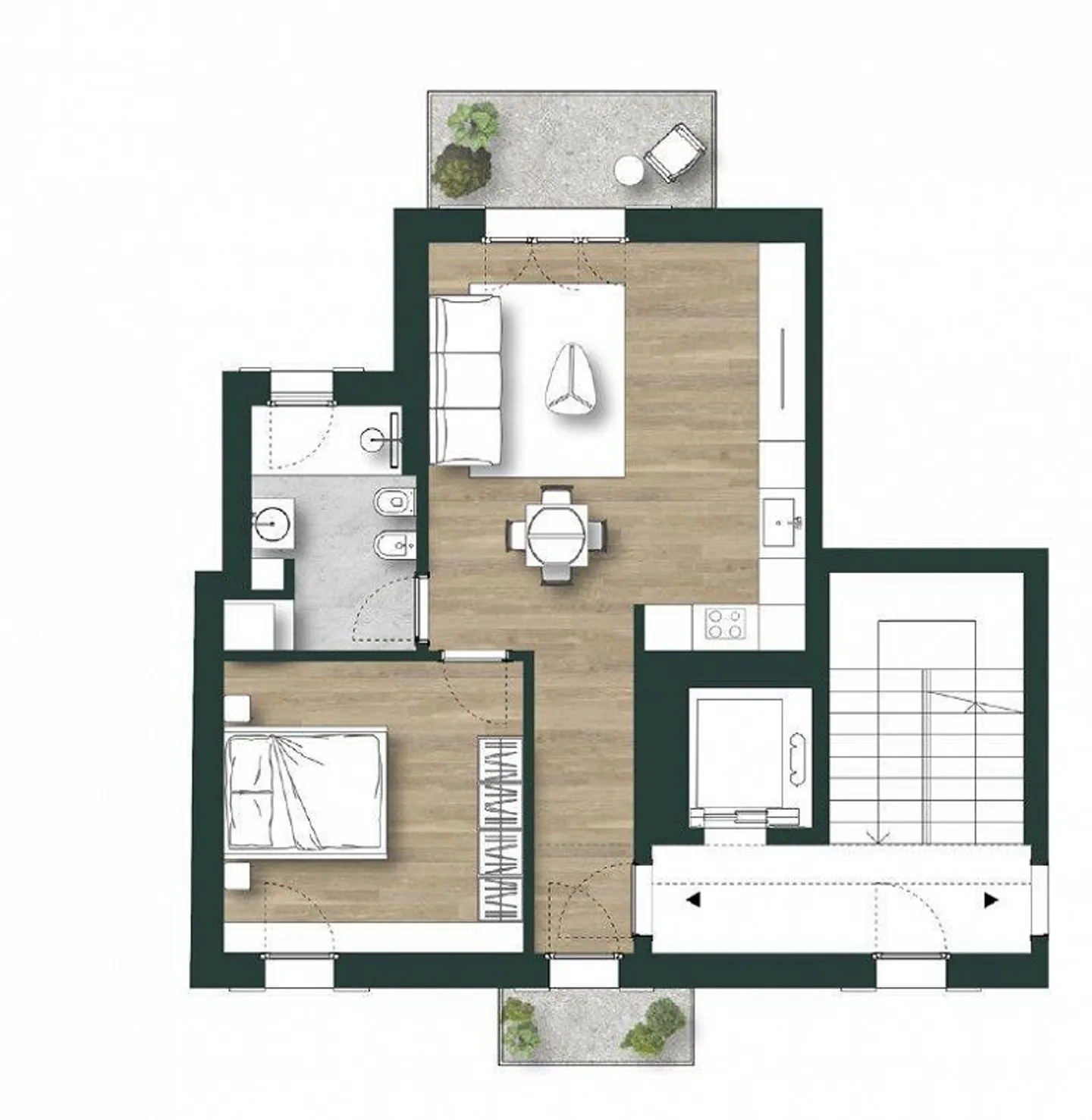 Nouvelle construction 2,5 pièces - Photo 5 sur 5