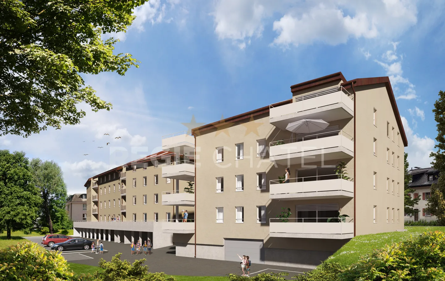 Studio im 3. Stock im Dachgeschoss - Foto 3 von 3