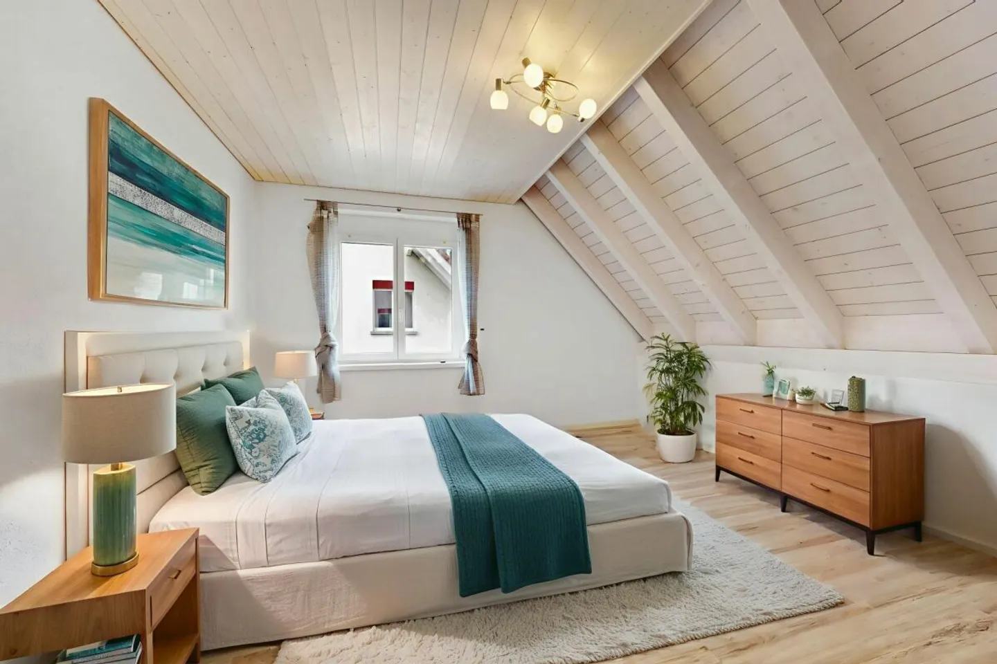 Appartement en duplex lumineux de 3,5 pièces dans un emplacement calme mais central - Photo 7 sur 19