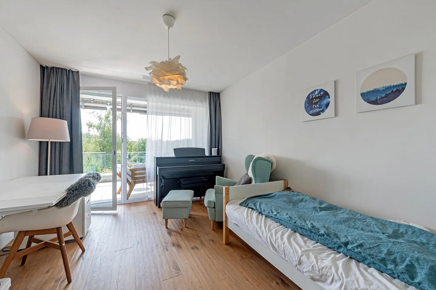 Moderno appartamento con terrazza di 4,5 stanze con vista panoramica, terrazza e giardino - Foto 17 di 18