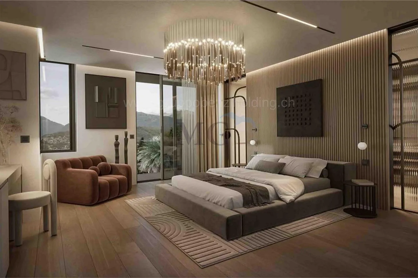 APPARTAMENTO 4,5 LOCALI VISTA LAGO CON PISCINA PRIVATA - Photo 4 sur 7
