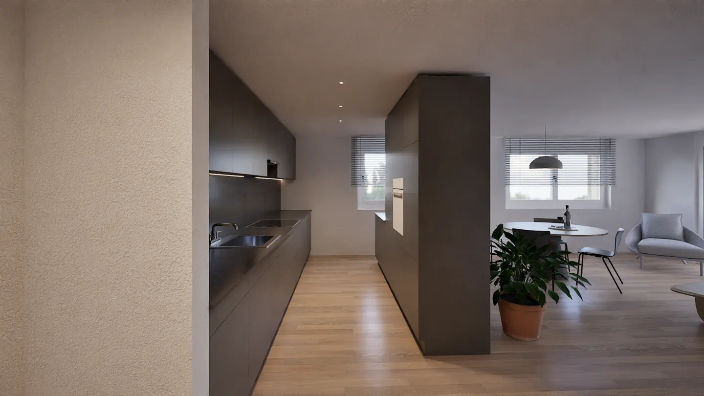Stilvolles Penthouse mit Terrasse - Foto 9 von 11