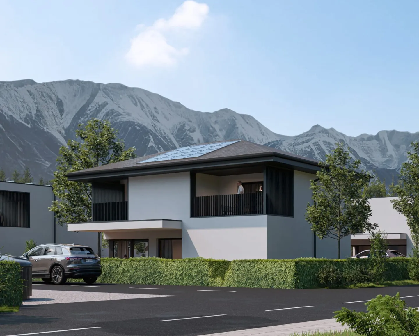 Villa singola con 5,5 stanze, nuova, su progetto, Villa A - Foto 1 di 15