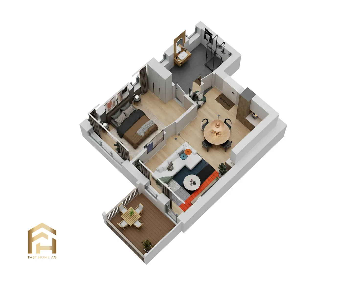 Charming 2.5-Room Apartment - Photo 8 of 13