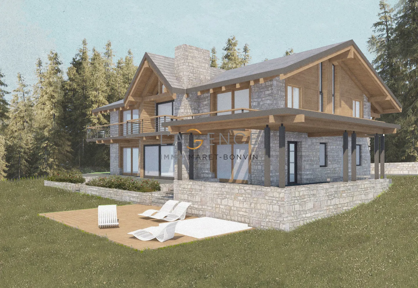 Un projet d’exception à Crans-Montana – Chalet de luxe à personnaliser - Photo 2 sur 11