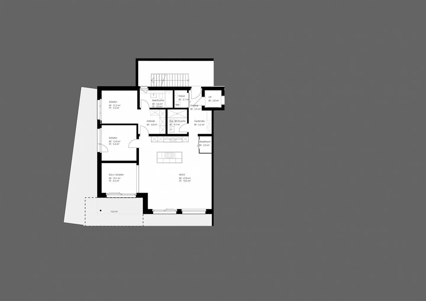Appartamento 4.5 stanze al piano terra a Riedholz (quartiere Niederwil) - Foto 7 di 10