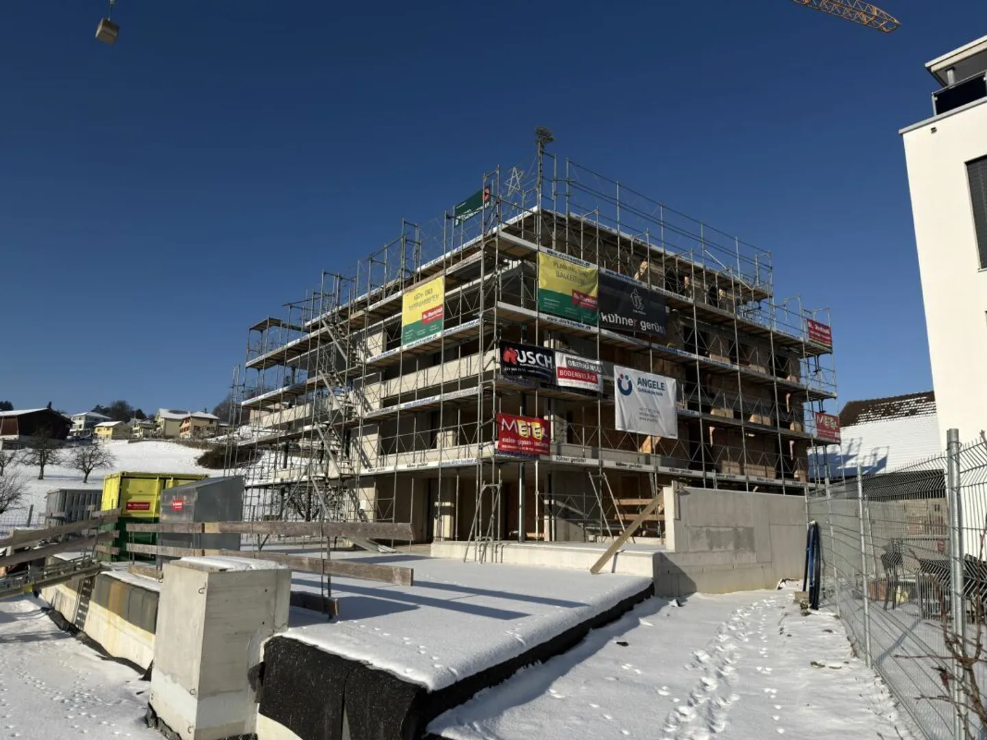 Appartement moderne de 2,5 pièces dans le nouveau bâtiment à Bazenheid - Photo 4 sur 7