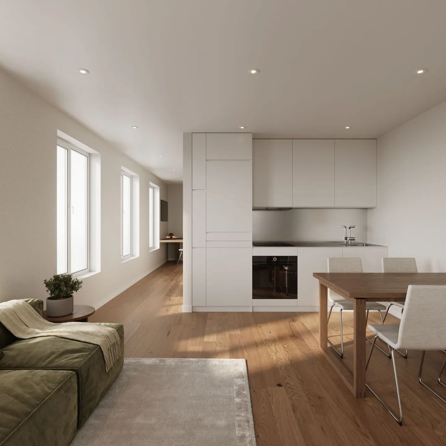 First rental: High-quality 2.5-room city apartments - Photo 5 of 7