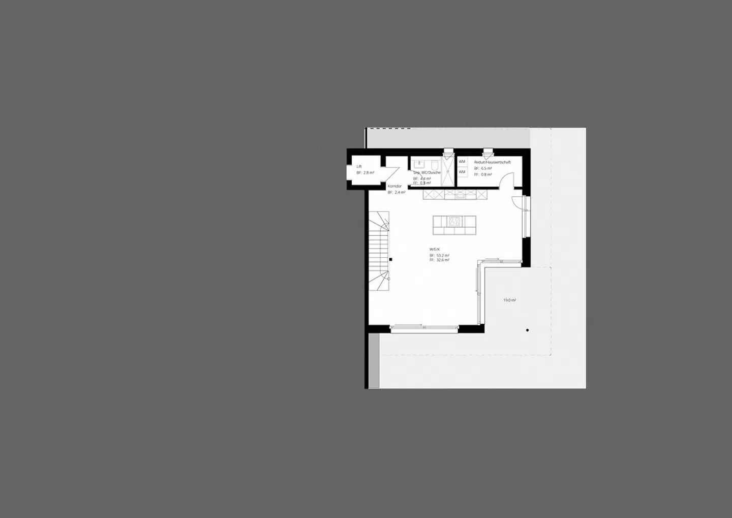 Appartamento duplex di 4,5 stanze con terrazza alpina a Riedholz (quartiere Niederwil) - Foto 12 di 15