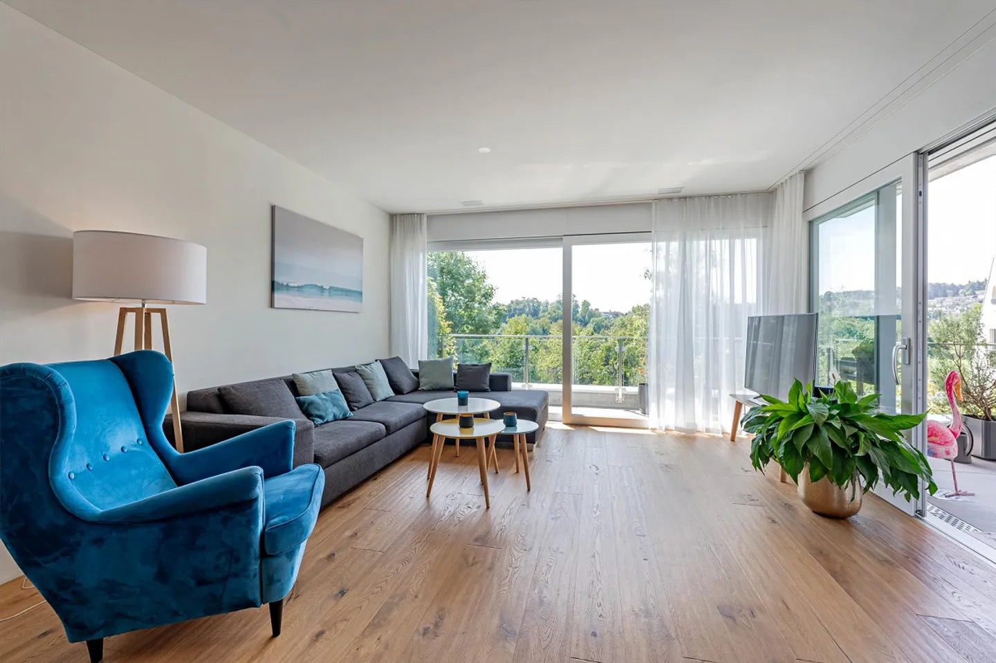 Moderno appartamento con terrazza di 4,5 stanze con vista panoramica, terrazza e giardino - Foto 7 di 18