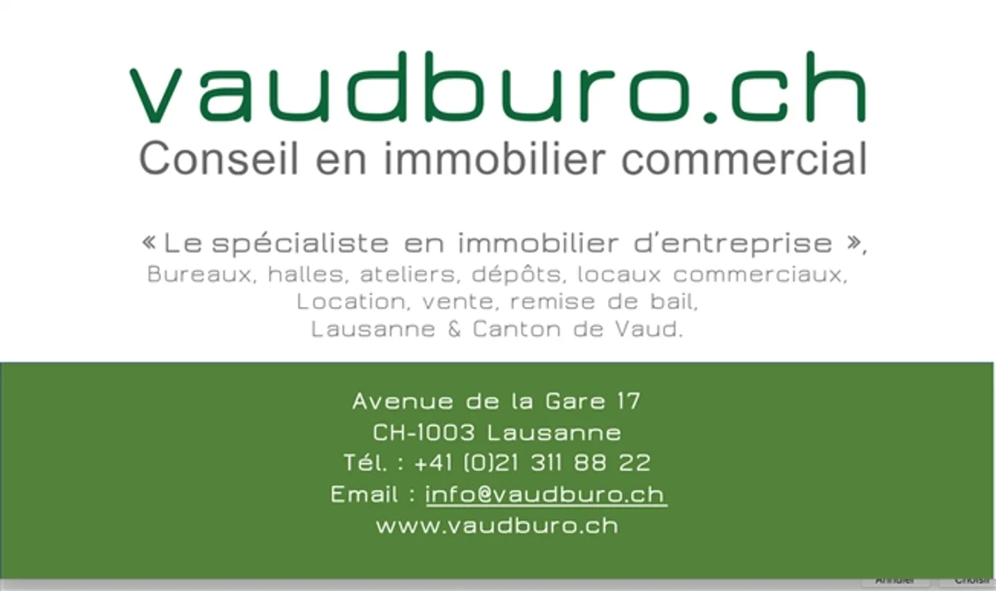 Achetez des bureaux vaudois à Renens moins cher que la location ou profitez d'un rendement de +7% - Photo 8 sur 8