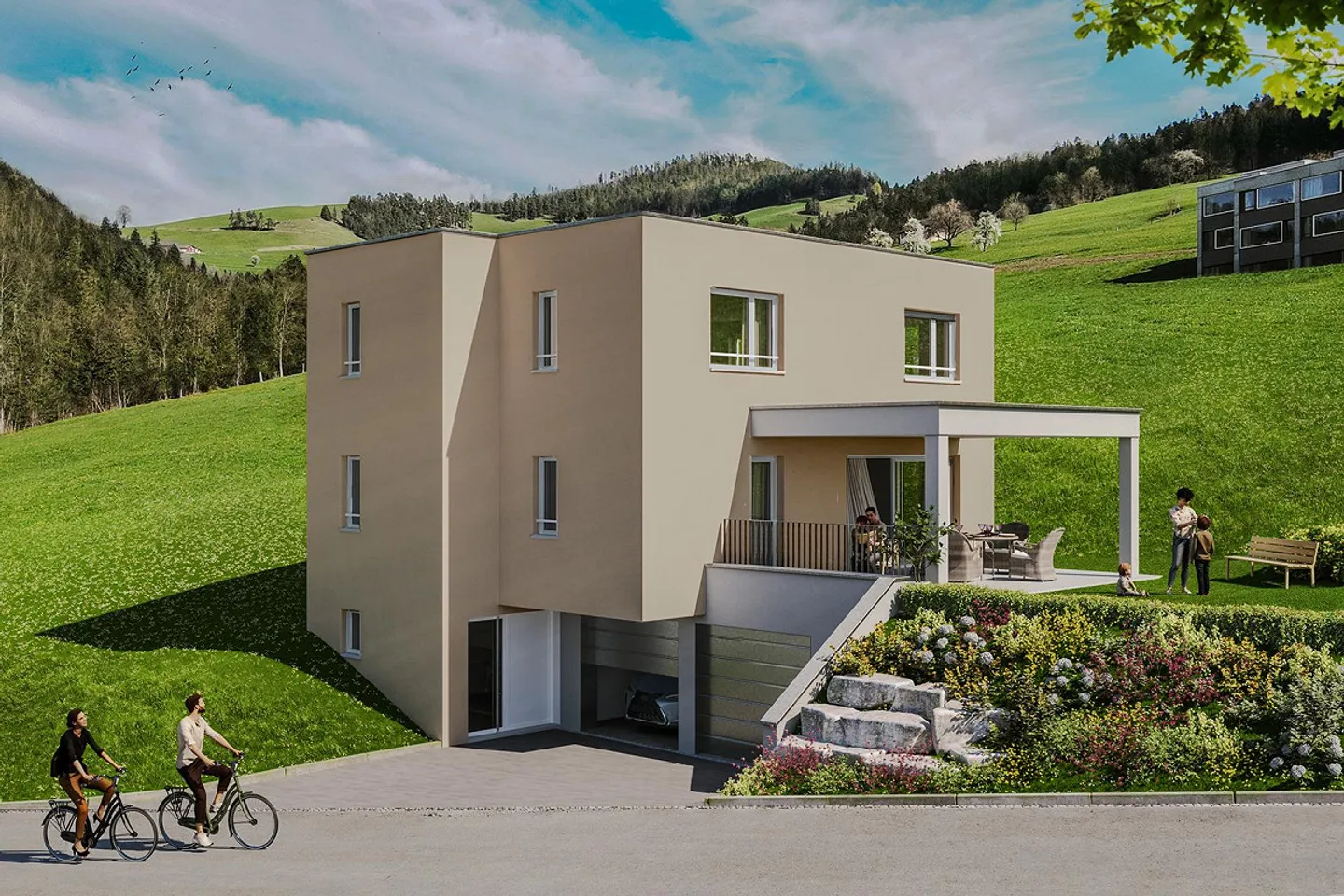 Modernes Einfamilienhaus - Foto 3 von 5
