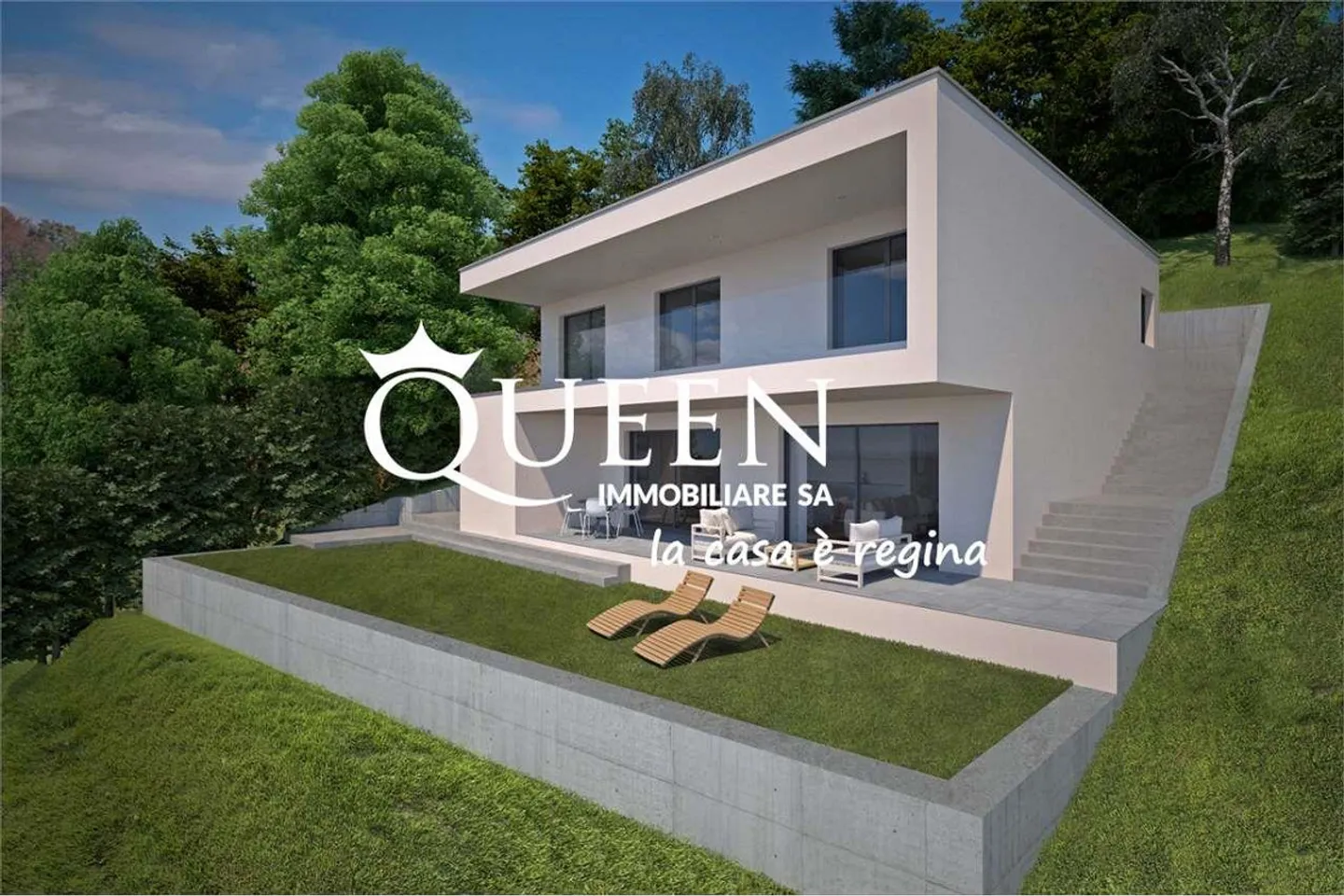 Sagno : Projet pour une nouvelle maison, 4,5 pièces, 245 m², terrasses, vue imprenable - Photo 1 sur 5