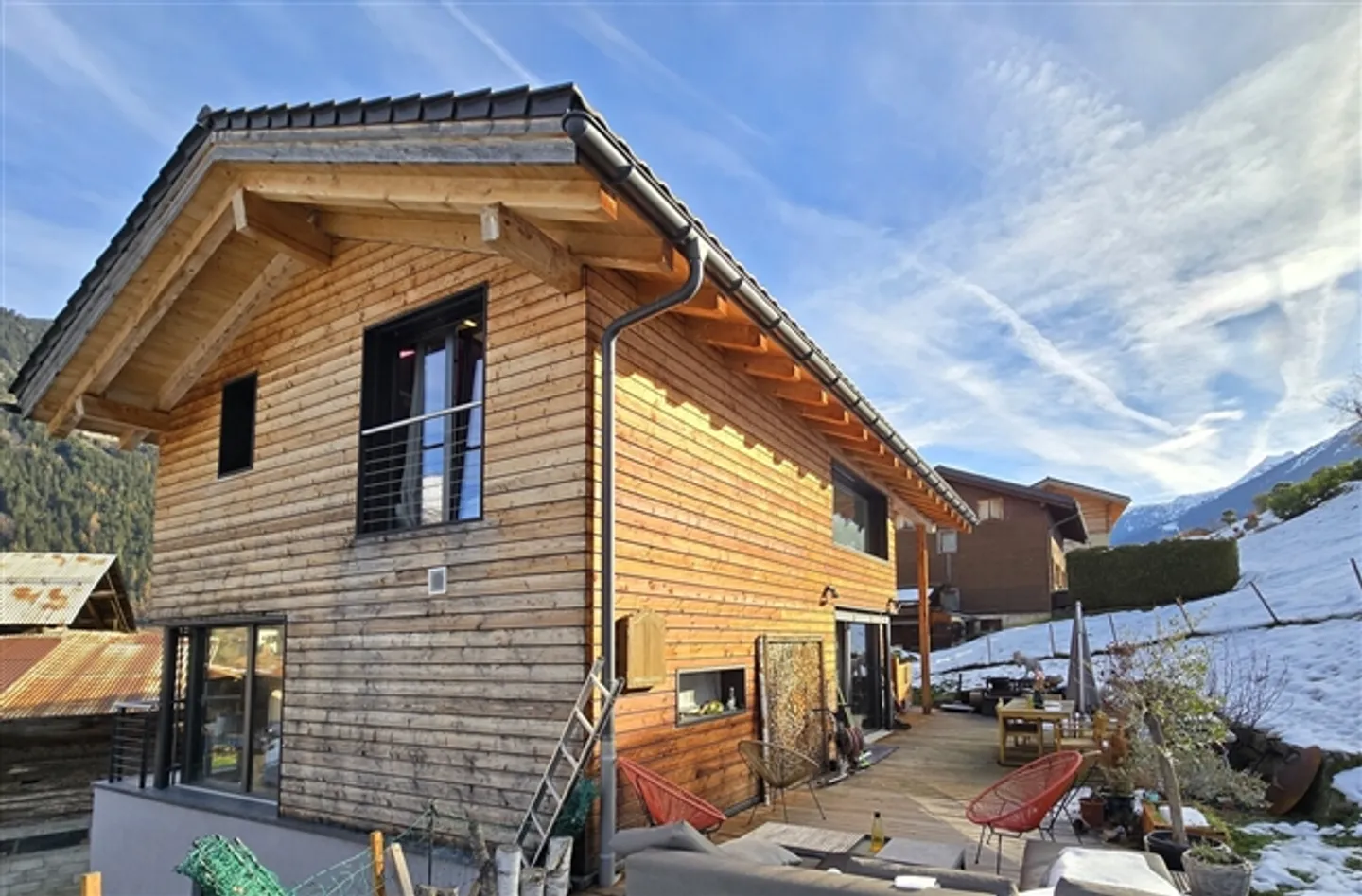 Villa / Appartamento. 5,5 stanze e 2,5 stanze / Le Sapey (Bruson) / AGENTE UNICO - Foto 1 di 13