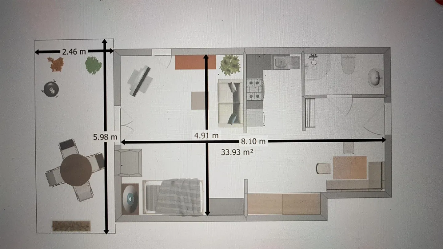 Accogliente appartamento mansardato 1,5 locali con ampio balcone - Foto 10 di 10
