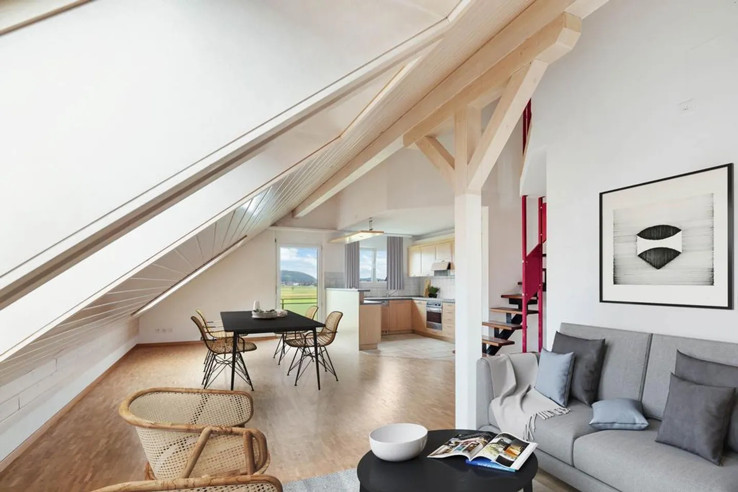 Stilvolles Apartment mit Balkon - Foto 1 von 8