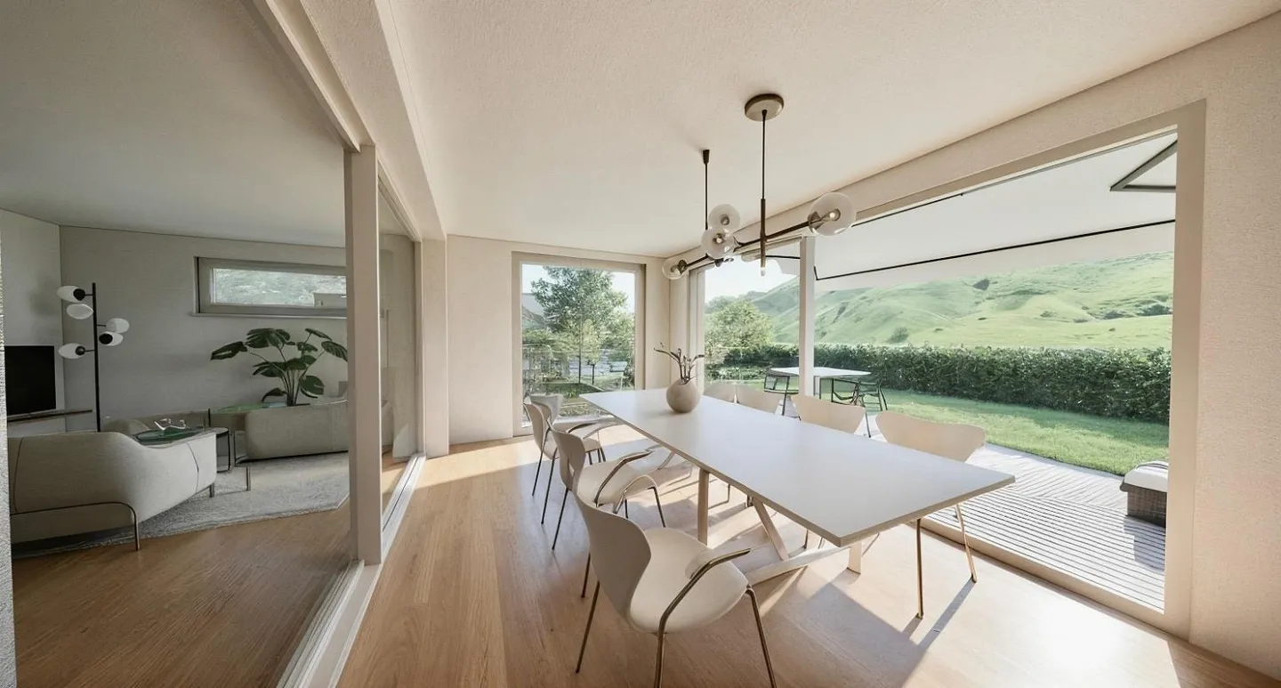 Felicità familiare in una nuova casa unifamiliare - Foto 4 di 8