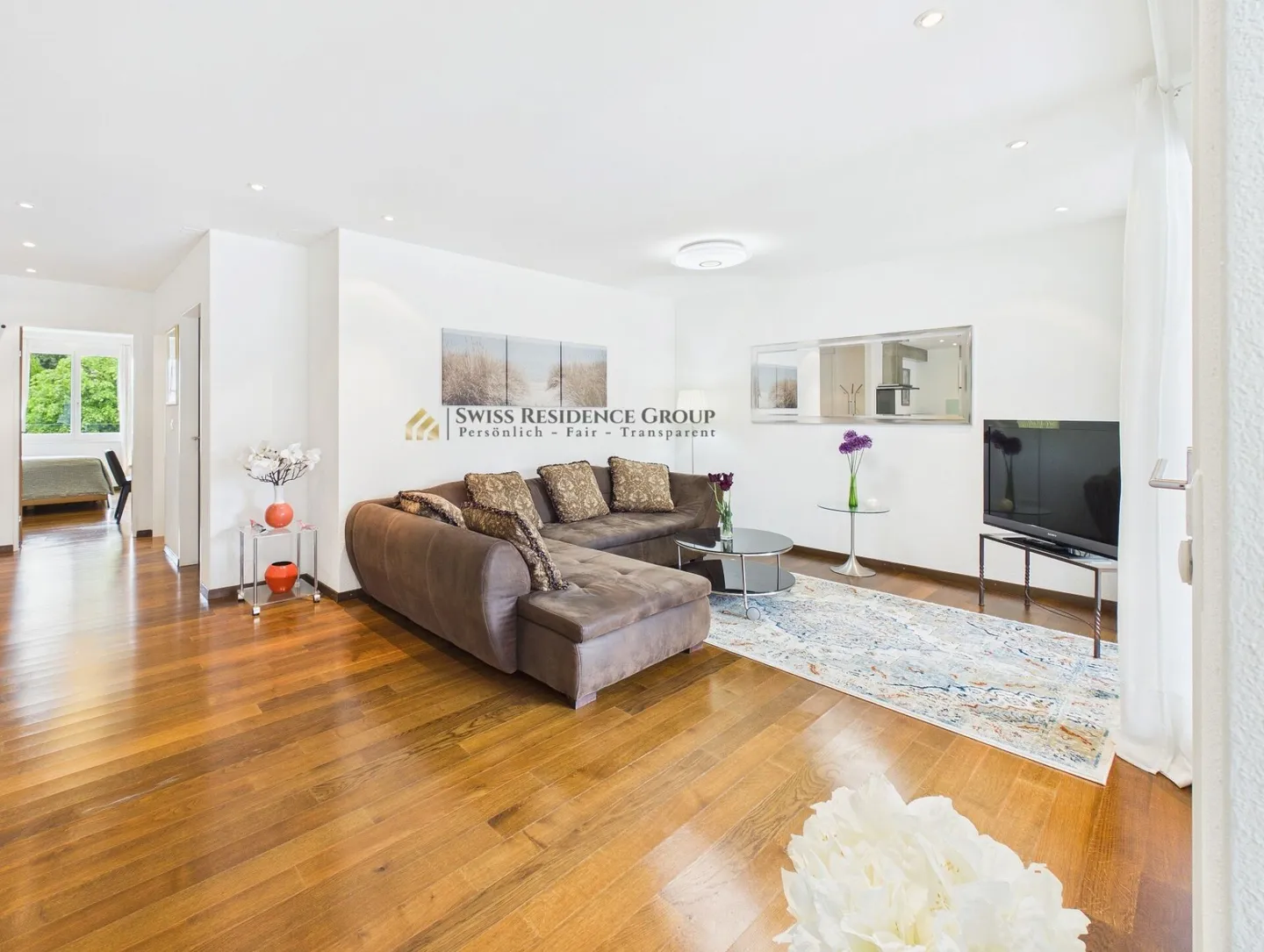 Appartement 3.5 pièces élégamment meublé et lumineux avec un grand confort de vie - Photo 7 sur 18