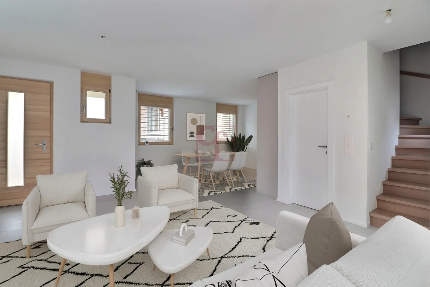 Romont - Splendido triplex nuovo di 4.5 stanze con giardino privato - Foto 3 di 11