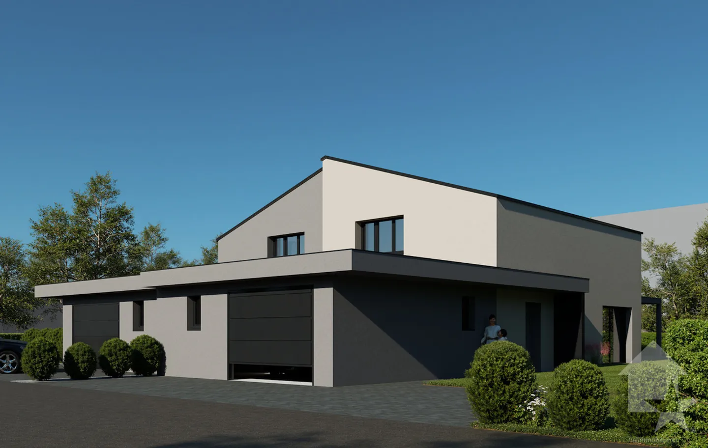 Collombey, nouveau projet d'une villa de 4.5 pièces - Photo 2 sur 11