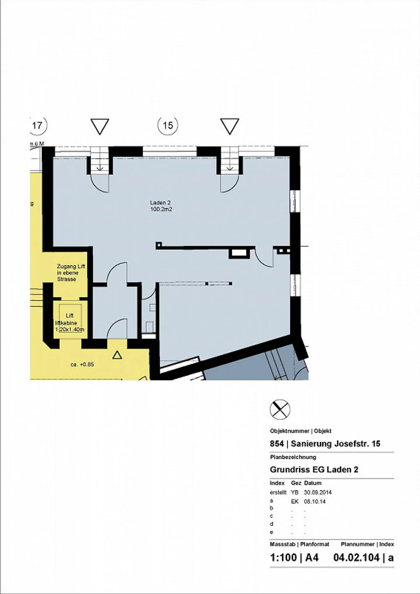 Attractive commercial/shop space in the best location in Zurich District 5 - Photo 3 of 3