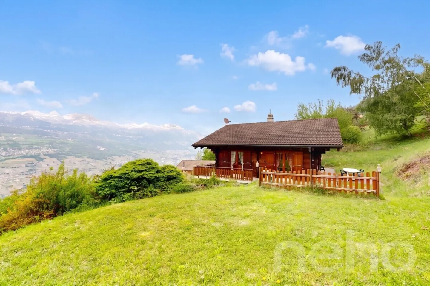 Authentic Log Cabin in the Heights of Grône - Photo 2 of 12